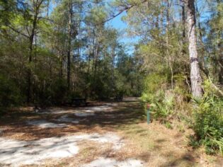 tent site 1 - camping in Florida