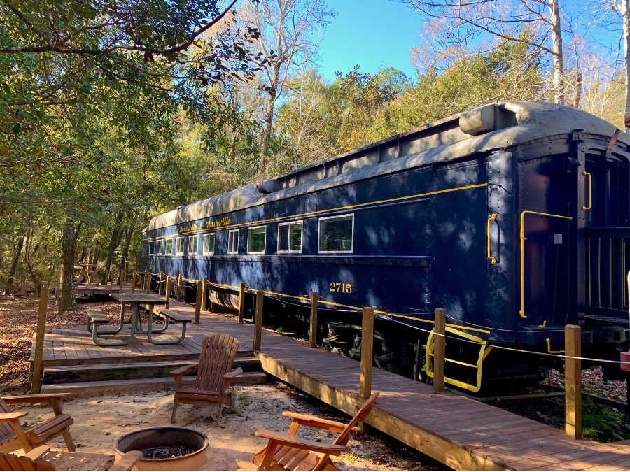 louisville train secluded cabin rental